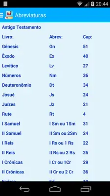 Biblia Sagrada JMC android App screenshot 1